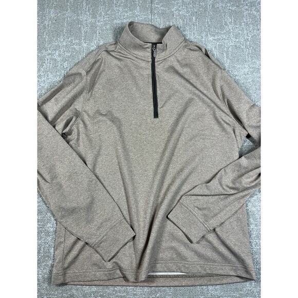 Johnnie-O Top Shelf Mens Pull Over 1/4 Zip Long Sleeve Sz M - Picture 1 of 7